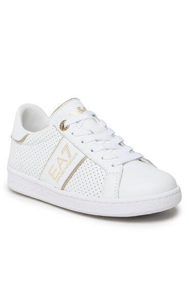 EA7 Emporio Armani Сникърси XSX109 XOT62 N195 White/Light Gold - Mera.bg