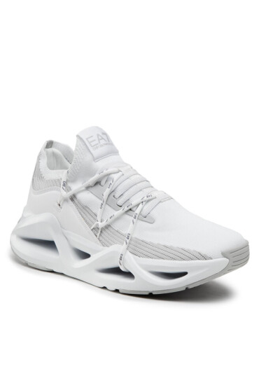 EA7 Emporio Armani Сникърси X8X087 XK227 Q272 White/Harbor Mist - Mera.bg