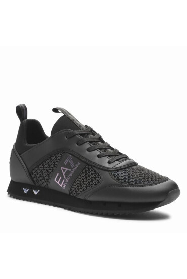 EA7 Emporio Armani Сникърси X8X027 XK050 S858 Triple Black+Iridesc - Mera.bg