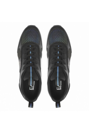 EA7 Emporio Armani Сникърси X8X027 XK050 S858 Triple Black+Iridesc - Mera.bg