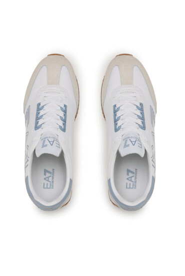 EA7 Emporio Armani Сникърси X8X101 XK257 S291 White/Ashley Blue - Mera.bg