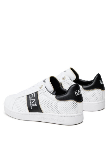 EA7 Emporio Armani Сникърси X8X102 XK258 Q678 White/Black/Gold - Mera.bg