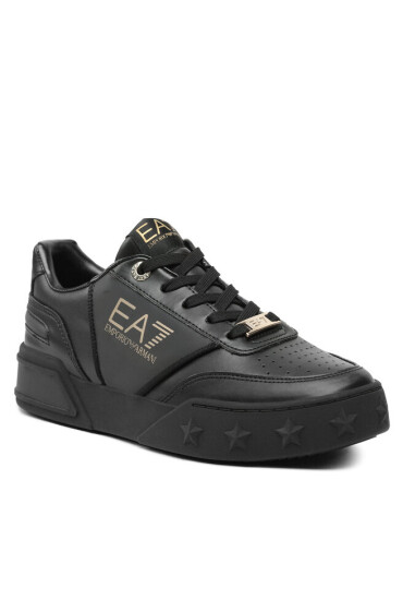 EA7 Emporio Armani Сникърси X8X121 XK295 M701 Triple Black/Gold - Mera.bg