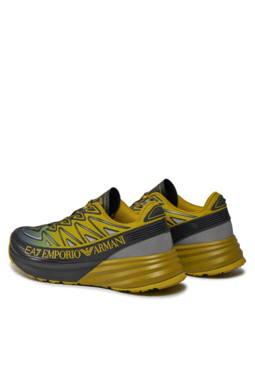 EA7 Emporio Armani Сникърси X8X129 XK307 S888 Black+Golden Lime - Mera.bg
