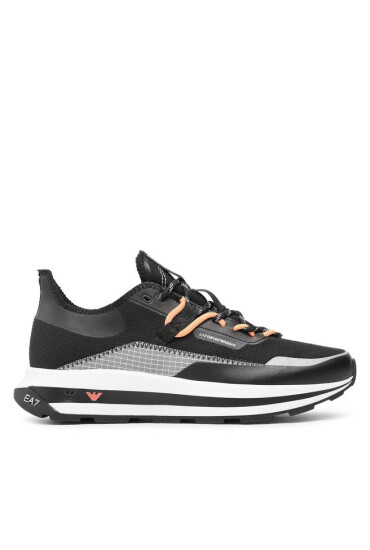 EA7 Emporio Armani Сникърси X8X145 XK336 S499 Blk/Slv/Orange Fluo - Mera.bg