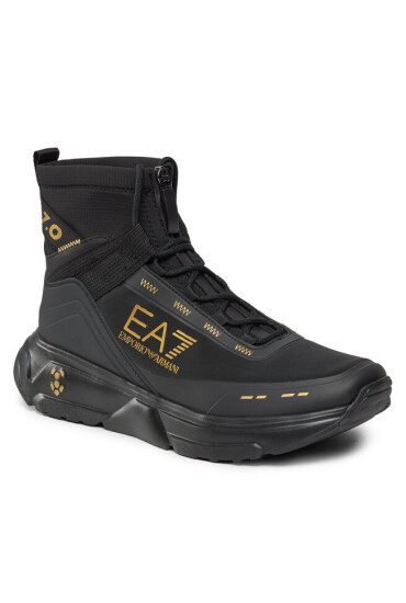 EA7 Emporio Armani Сникърси X8Z043 XK362 M700 Black+Gold - Mera.bg