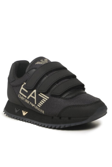 EA7 Emporio Armani Сникърси XSX104 XOT53 M701 Triple Black/Gold - Mera.bg