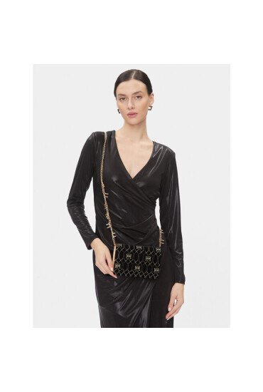 Elisabetta Franchi Дамска чанта BS-47A-37E2-V290 Nero/Oro 053 - Mera.bg