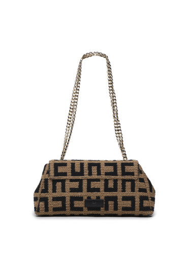 Elisabetta Franchi Дамска чанта BS-72A-32E2-V300 Mou/Nero 706 - Mera.bg