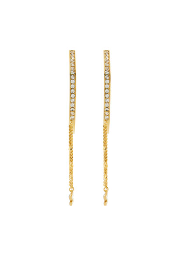 Elisabetta Franchi Обици OR-28-A47E2-V250 Златист - Mera.bg