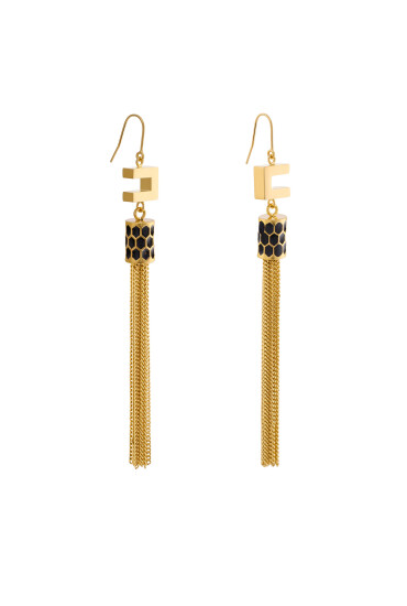 Elisabetta Franchi Обици OR-50A-57E2-V260 Златист - Mera.bg