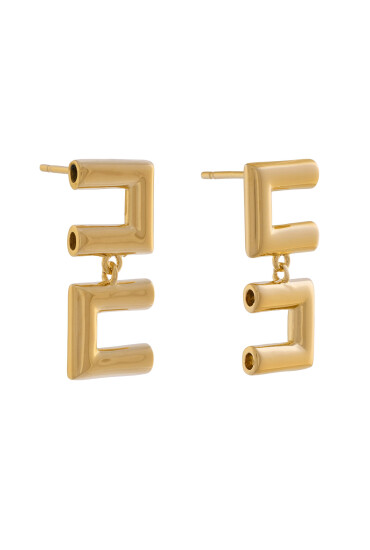 Elisabetta Franchi Обици OR-54A-57E2-V140 Златист - Mera.bg