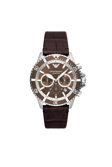 Emporio Armani Часовник AR11486 Кафяв - Mera.bg