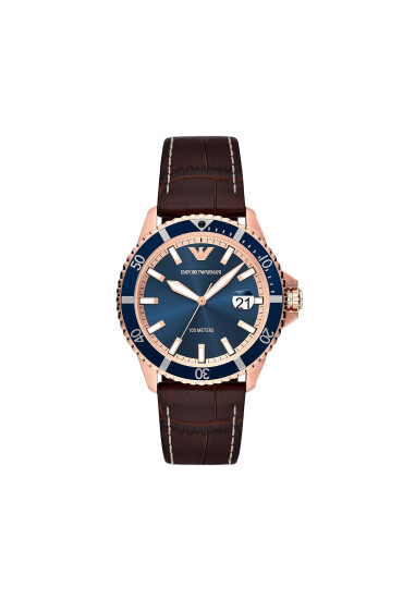Emporio Armani Часовник Diver AR11556 Кафяв - Mera.bg