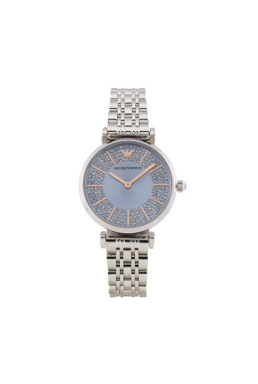 Emporio Armani Часовник Gianni T-Bar AR11594 Сребрист - Mera.bg