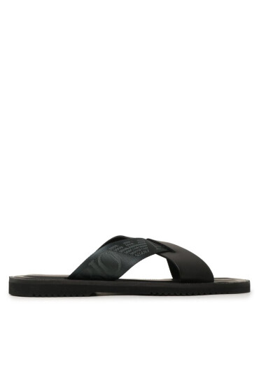 Emporio Armani Чехли X4P124 XN787 N975 Black/Green - Mera.bg