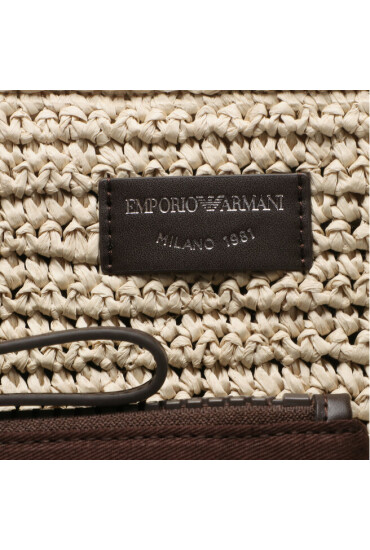 Emporio Armani Дамска чанта Y3D165 YVL8E 88097 Natural/Dark Brown - Mera.bg