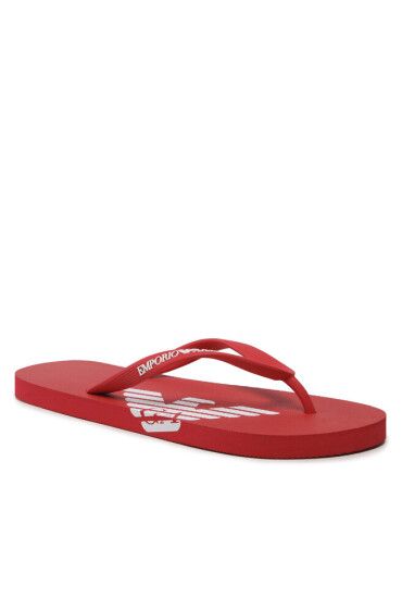 Emporio Armani Джапанки XVQS06 XN746 00115 Red/White - Mera.bg