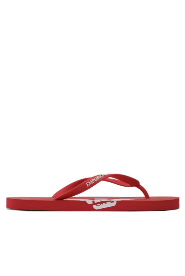 Emporio Armani Джапанки XVQS06 XN746 00115 Red/White - Mera.bg
