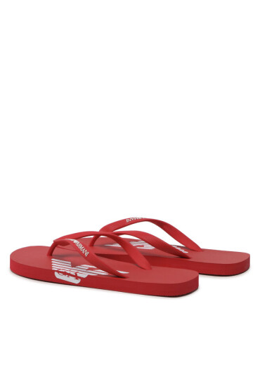 Emporio Armani Джапанки XVQS06 XN746 00115 Red/White - Mera.bg