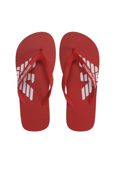 Emporio Armani Джапанки XVQS06 XN746 00115 Red/White - Mera.bg