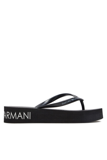 Emporio Armani Джапанки XVQS07 XN118 00002 Черен - Mera.bg