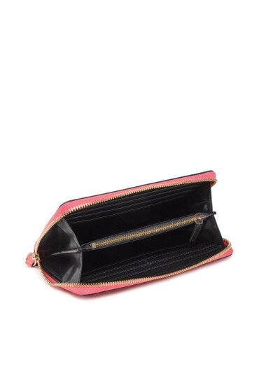 Emporio Armani Голям дамски портфейл Y3H168 YH15A 85849 Hibiscus/Black - Mera.bg