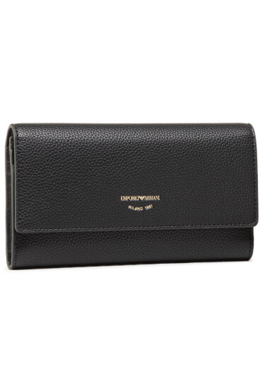 Emporio Armani Голям дамски портфейл Y3H170 YFW9B 80001 Black - Mera.bg