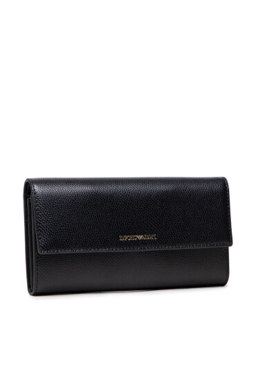 Emporio Armani Голям дамски портфейл Y3H170 YH15A 81386 Black/Black - Mera.bg