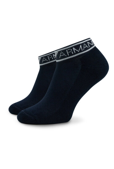 Emporio Armani Комплект 2 чифта къси чорапи мъжки 292304 3R227 00135 Marine - Mera.bg