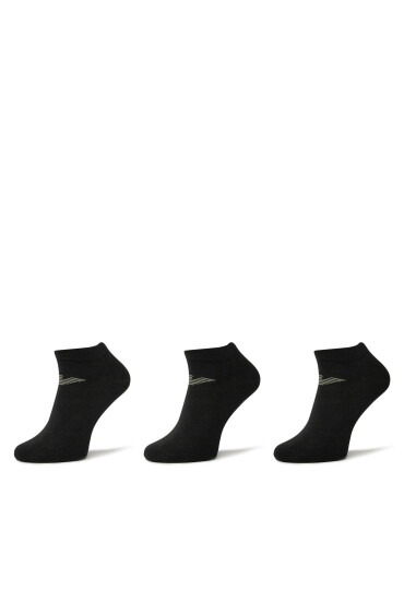 Emporio Armani Комплект 3 чифта къси чорапи мъжки EM000550 AF12271 MC061 Черен - Mera.bg