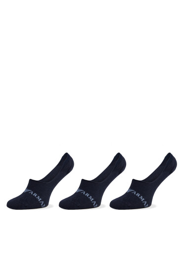 Emporio Armani Комплект 3 чифта терлик мъжки 306227 4R254 70435 Тъмносин - Mera.bg