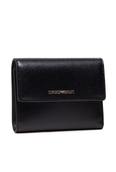 Emporio Armani Малък дамски портфейл Y3H185 YH15A 81386 Черен - Mera.bg