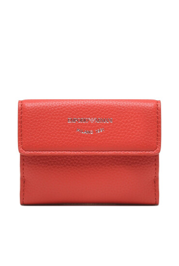 Emporio Armani Малък дамски портфейл Y3H215 YFW9E 80015 Червен - Mera.bg