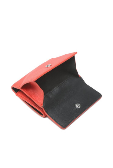 Emporio Armani Малък дамски портфейл Y3H215 YFW9E 80015 Червен - Mera.bg
