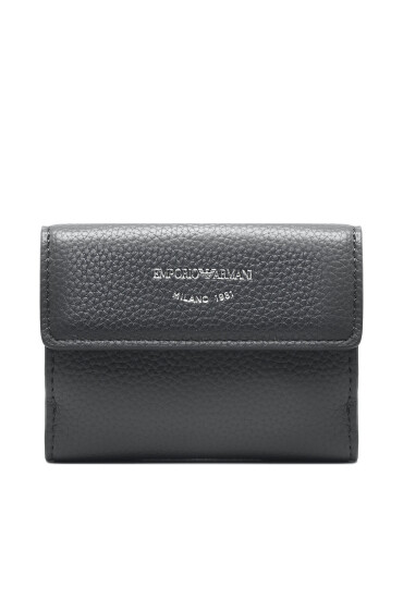 Emporio Armani Малък дамски портфейл Y3H215 YFW9E 85159 Тъмносин - Mera.bg