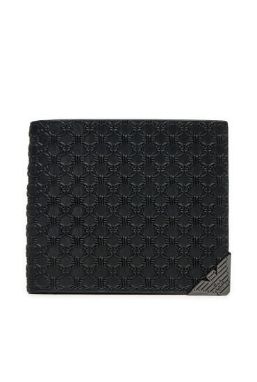 Emporio Armani Малък мъжки портфейл Y4R167 YQ82X 80001 Черен - Mera.bg
