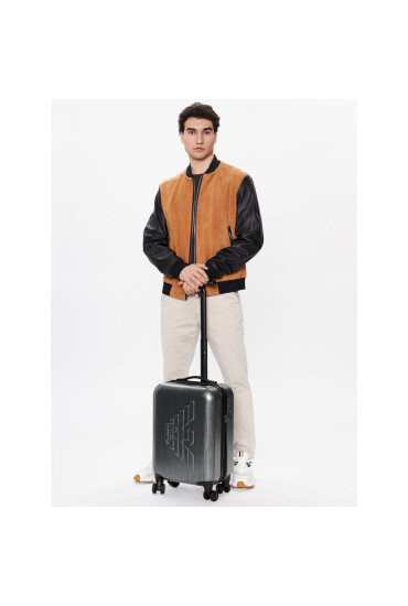 Emporio Armani Самолетен куфар за ръчен багаж Y4Q093 YME9J 80002 Сив - Mera.bg