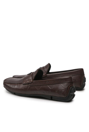 Emporio Armani Мокасини X4B124 XF666 00214 Dark Brown - Mera.bg