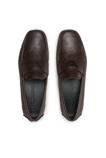 Emporio Armani Мокасини X4B124 XF666 00214 Dark Brown - Mera.bg