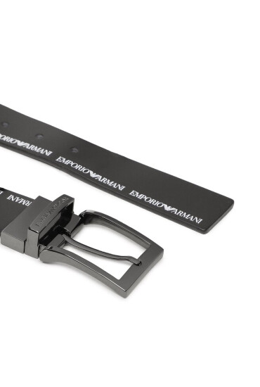 Emporio Armani Мъжки колан Y4S195 Y224J 88001 Black/Black - Mera.bg