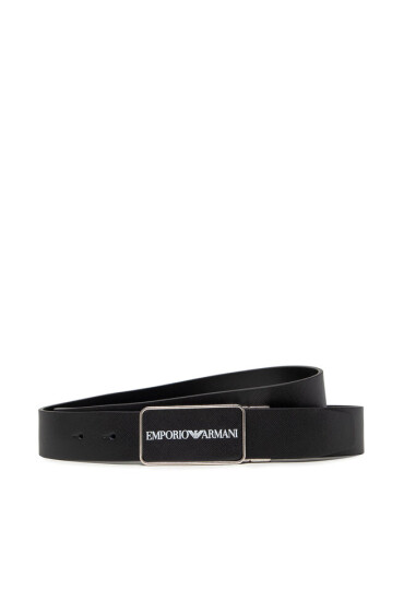 Emporio Armani Мъжки колан Y4S473 Y082G 88001 Black/Black - Mera.bg