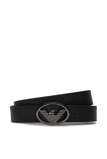 Emporio Armani Мъжки колан Y4S648 YQ87I 80001 Черен - Mera.bg