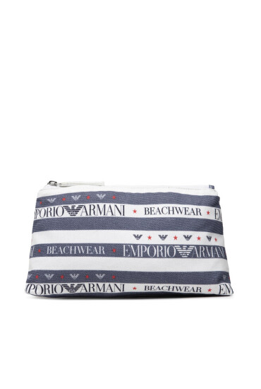 Emporio Armani Несесер 231783 2R913 25934 Indigo Logo Stripes - Mera.bg