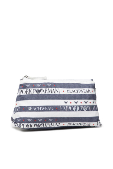 Emporio Armani Несесер 231783 2R913 25934 Indigo Logo Stripes - Mera.bg