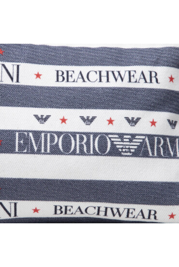 Emporio Armani Несесер 231783 2R913 25934 Indigo Logo Stripes - Mera.bg