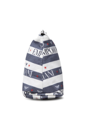 Emporio Armani Несесер 231783 2R913 25934 Indigo Logo Stripes - Mera.bg