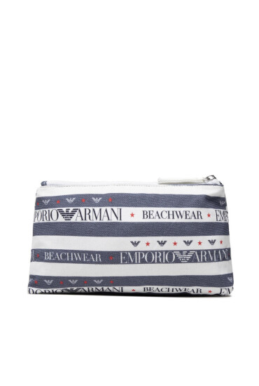 Emporio Armani Несесер 231783 2R913 25934 Indigo Logo Stripes - Mera.bg