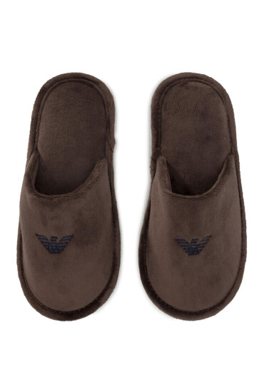 Emporio Armani Пантофи XJPM01 XM092 00897 Coffee Brown - Mera.bg