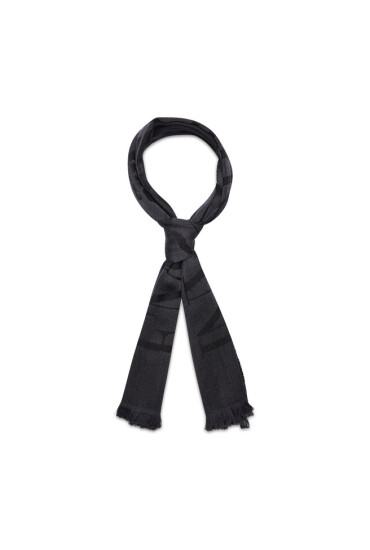 Emporio Armani Шал 625007 CC307 10220 Black/Dark Grey - Mera.bg